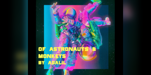 Cover image for Of Astronauts and monkeys (54 card version)