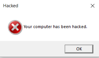 prank your computer has been hacked