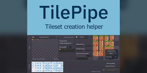Cover image for TilePipe - tileset pipeline tool