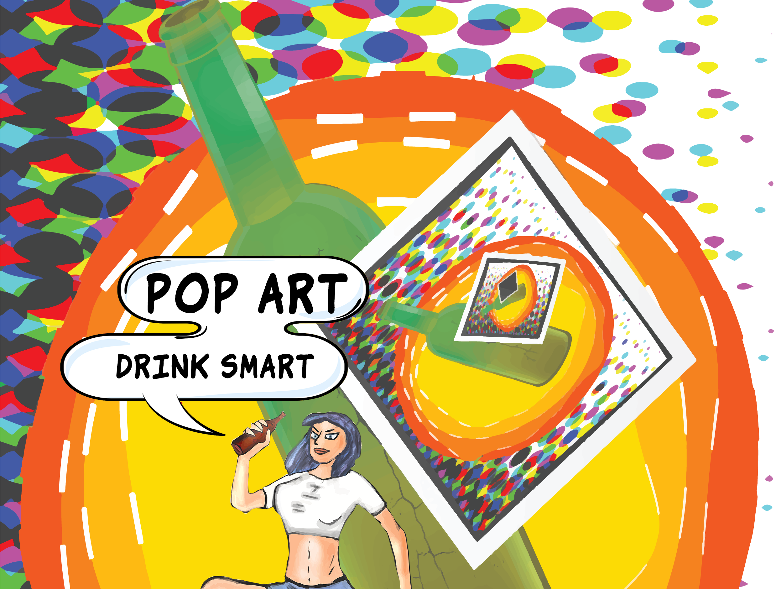 Pop Art Drink Smart
