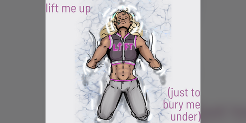 Cover image for lift me up (just to bury me under)