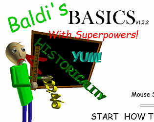 Play as Baldi Classic 1.4.3 Port [Baldi's Basics] [Mods]