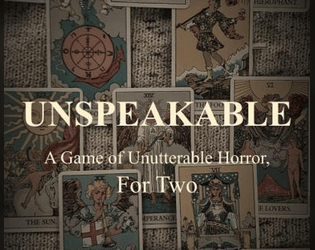 Unspeakable: A Game of Unutterable Horror For Two  