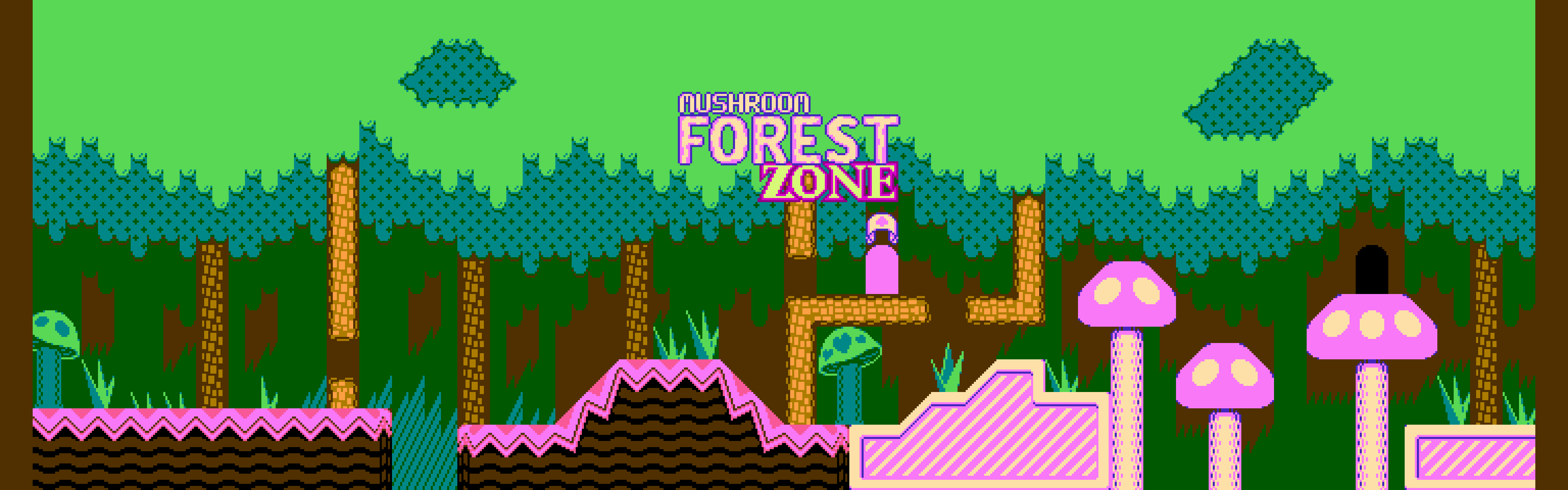 Mushroom Forest Zone Asset Pack