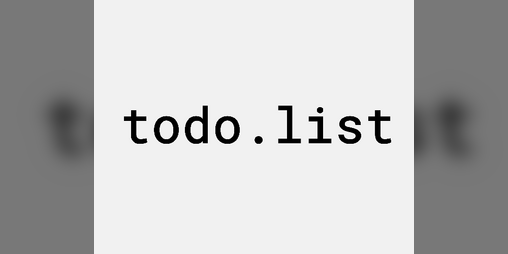 Cover image for todo.list