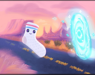 Searching for my Solemate   - A game where you play as a lost sock that has fallen through a magical portal 