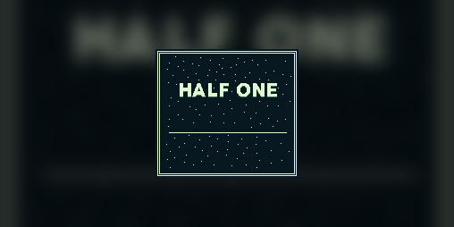 Cover image for Half One