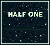 Cover image for Half One