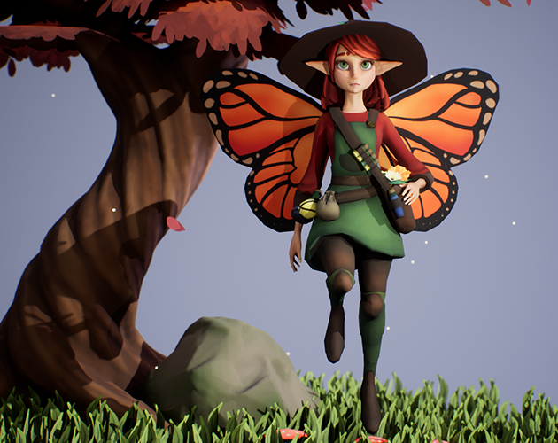 Healing Fairy by Zahra Tilling for Character Art Challenge 2021 itch.io