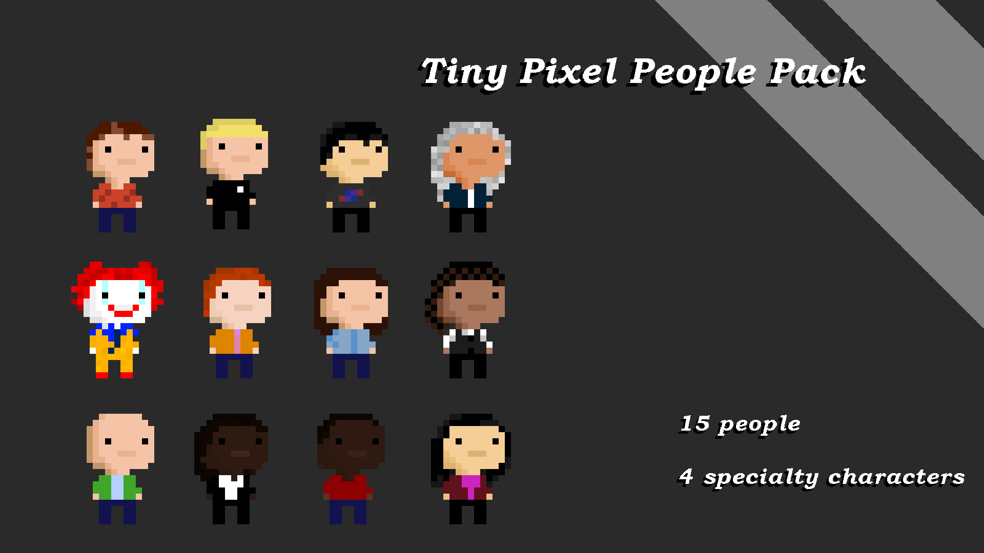 Tiny Pixel People Asset Pack