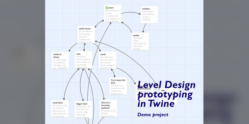 Cover image for Level Design Prototyping in Twine example project
