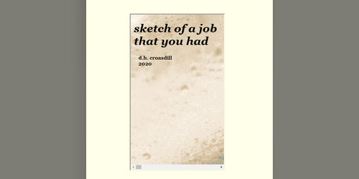 Cover image for sketch of a job that you had