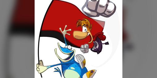 Cover image for Rayman & Globox Antifa Feminist Wallpaper
