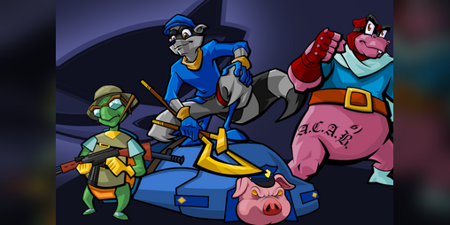 Cover image for Sly Cooper Gang FCK THE POLICE Wallpaper