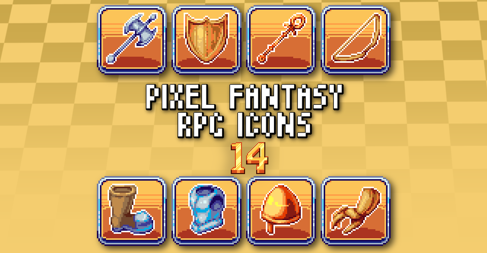 PIXEL FANTASY RPG ICONS - PACK 14