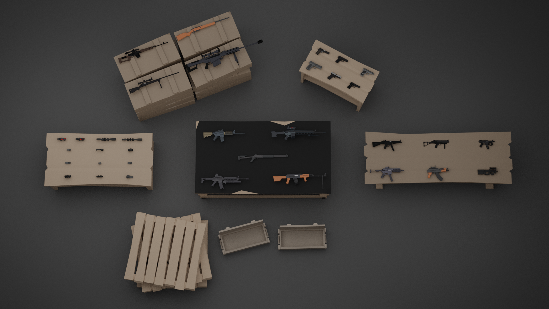 Ultimate weapons and scopes pack