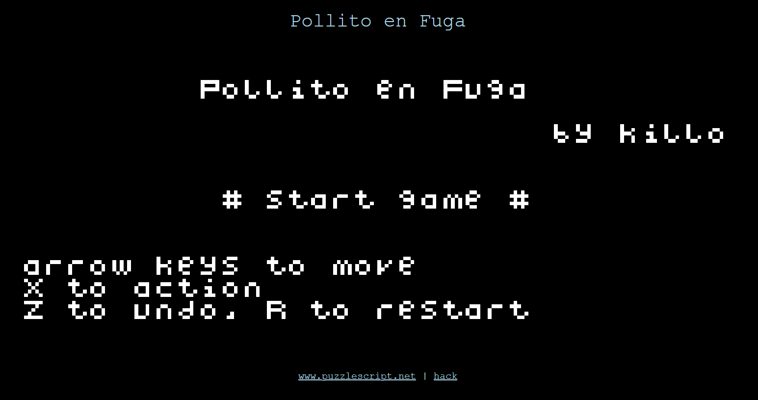 Pollito en fuga