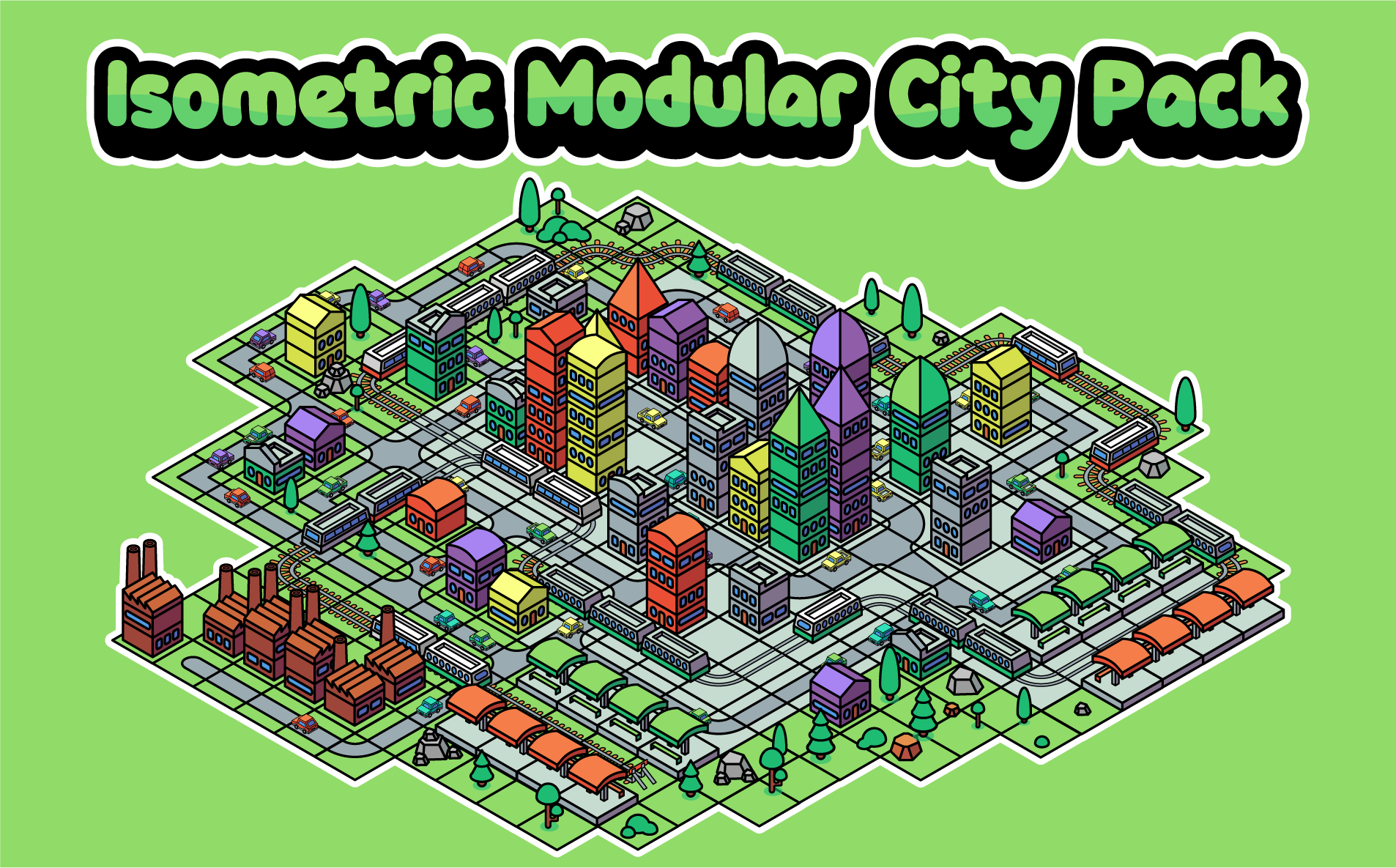 Isometric Modular City Pack
