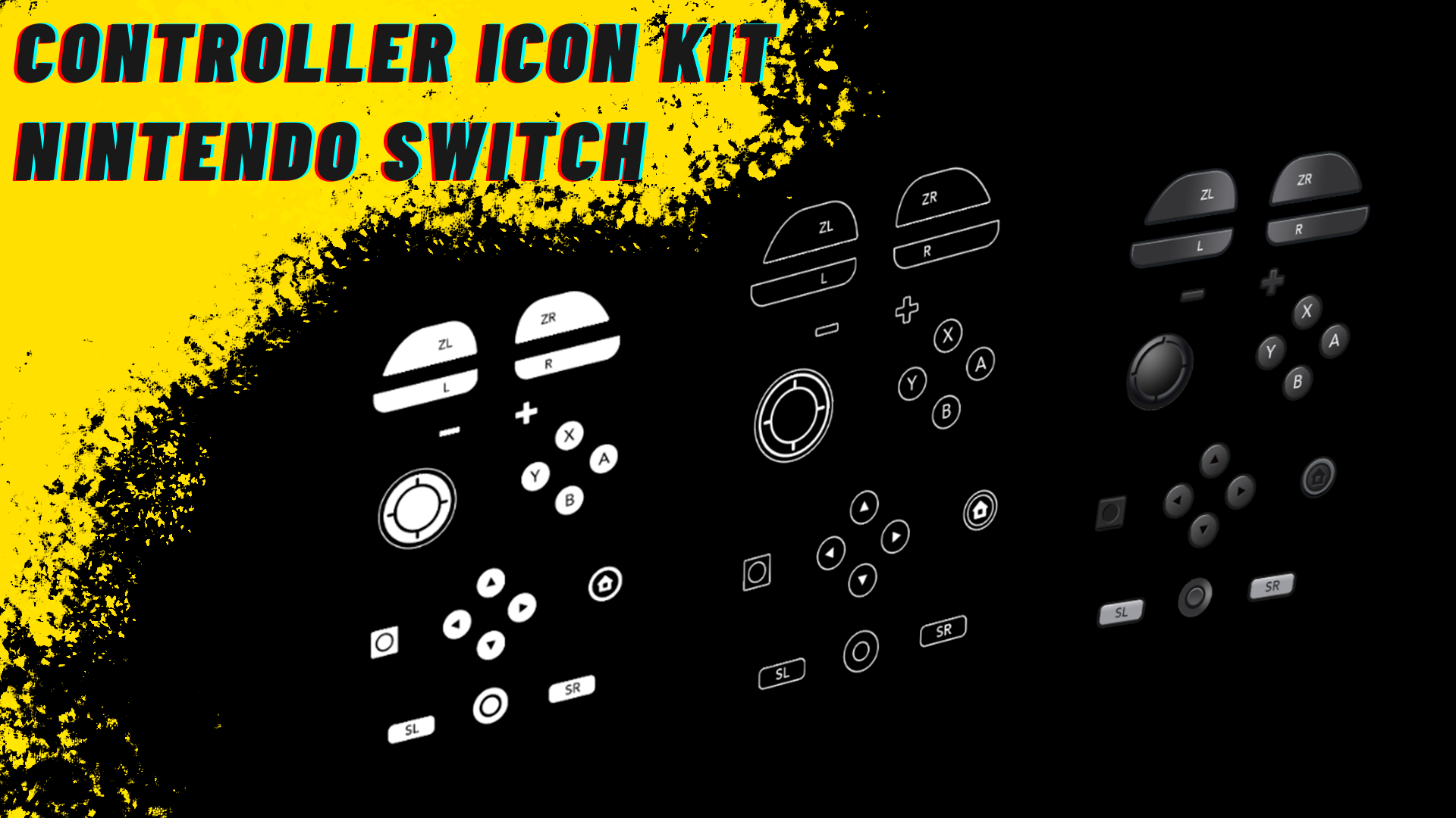 Controller Icon kit for Nintendo Switch