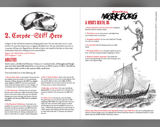 Corpse-Stiff Hero: A class for MÖRK BORG (Playtest)  