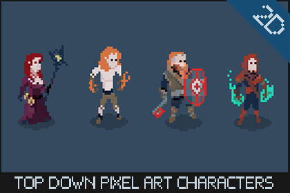 Druid - Pixel Art  Unity AssetStore Price down information