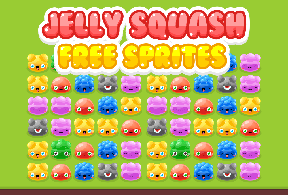 Jelly Squash Free Sprites