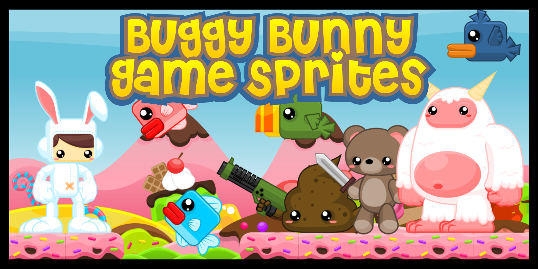 Buggy Bunny - Game Sprites