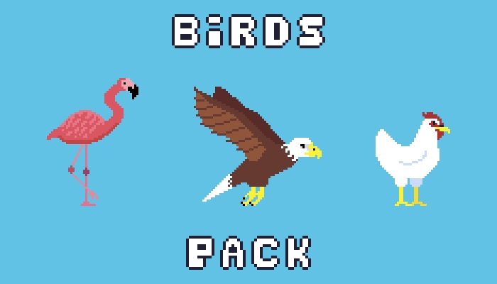BIRDS PACK (WITH FLYING ANIMATION)