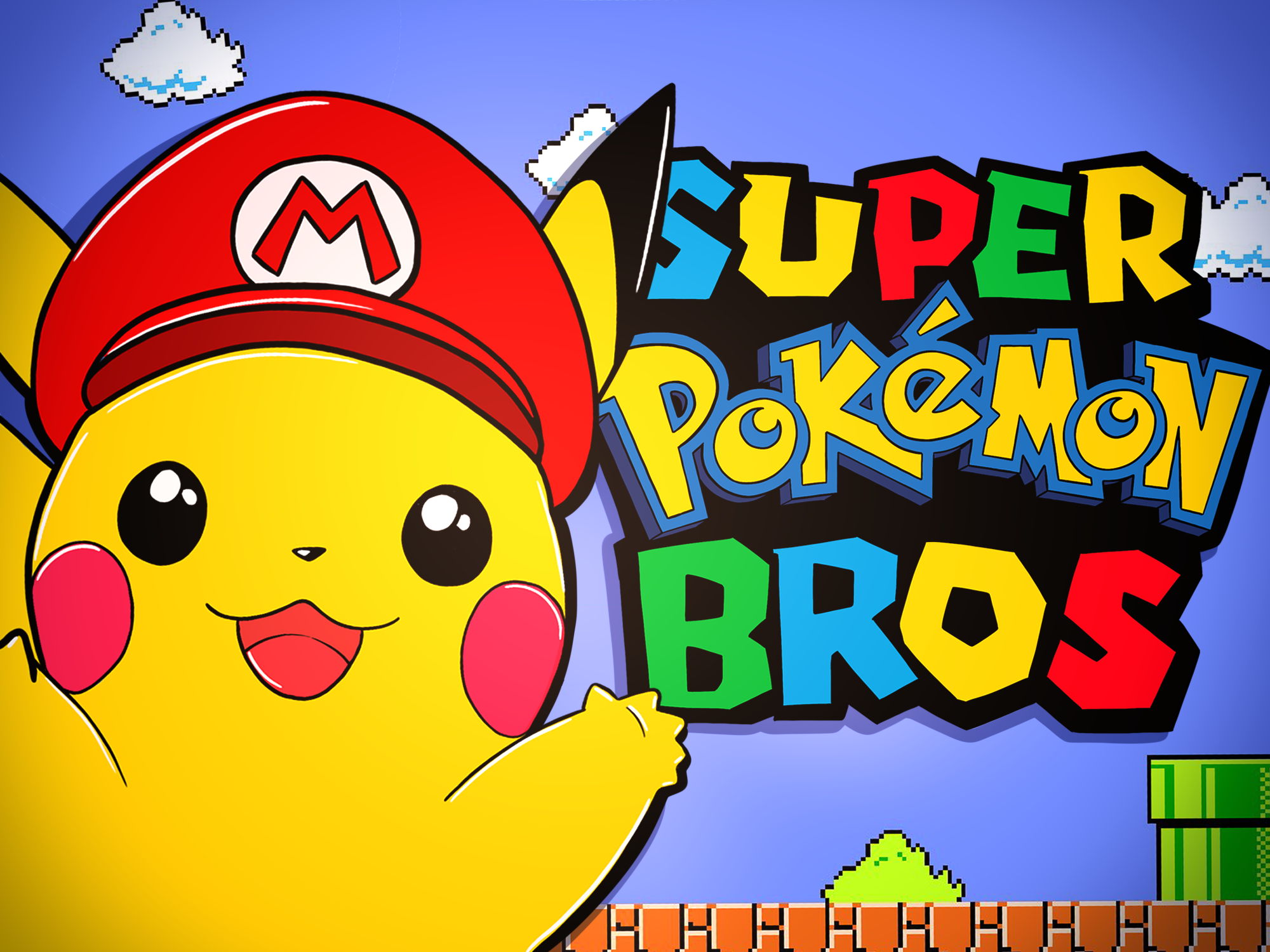 Cover image for Super Pokemon Bros