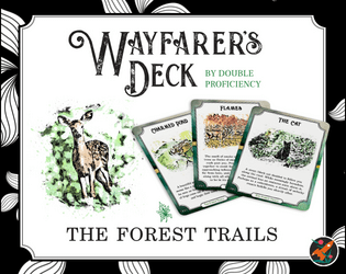 Wayfarer's Deck: The Forest Trails   - 50 illustrated cards with mysterious encounters for woodland adventures 