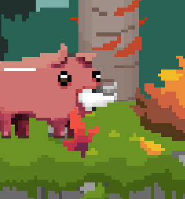 Pig in the Woods