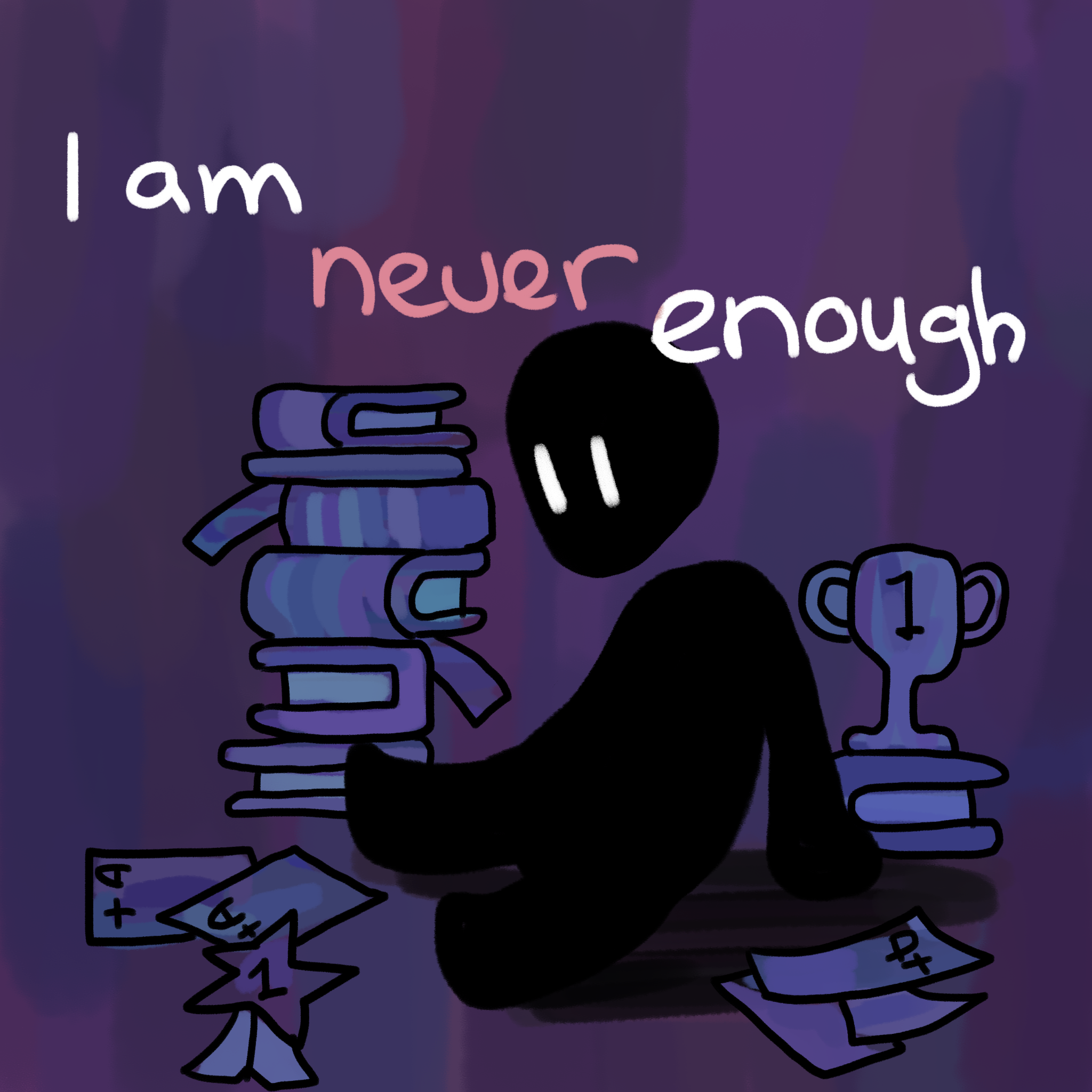 Cover image for I AM NEVER ENOUGH