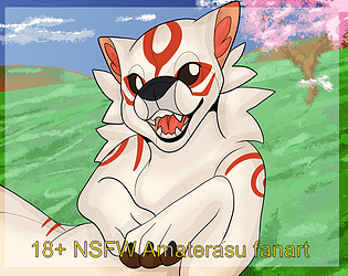 18+ NSFW Amaterasu fanart