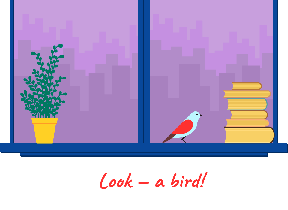 Look — a bird!