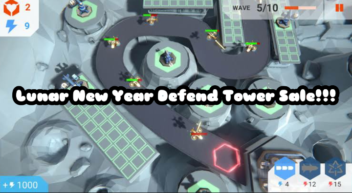 Lunar New Year Defend Tower Sale.