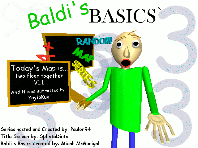 1st prize, Baldi's Basics Random Map Series Wiki