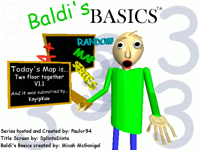 Baldi, Baldi's Basics Random Map Series Wiki