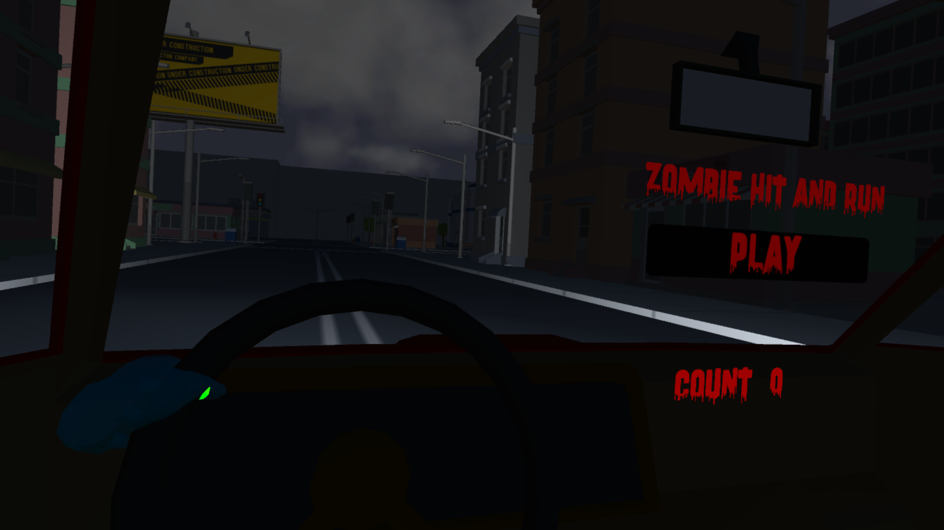 Zombie Hit and Run VR