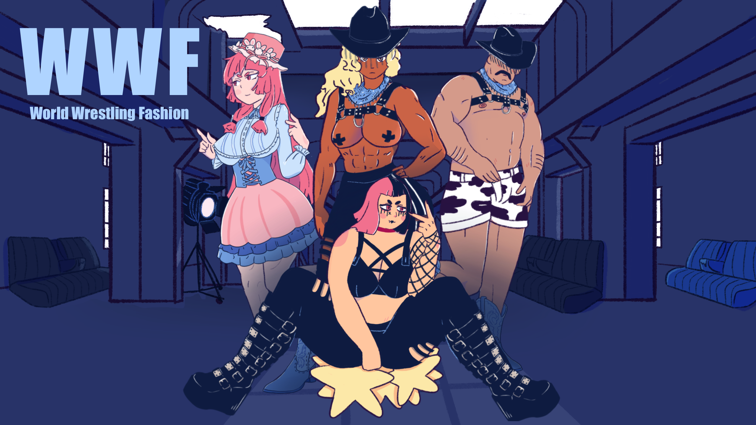 Cover image for WWF - World Wrestling Fashion!
