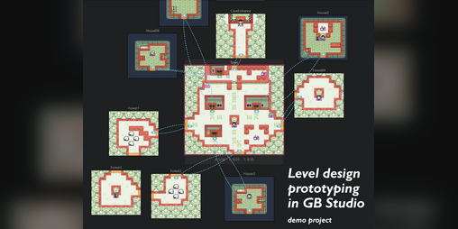 Cover image for Level Design Prototyping in GBStudio example project