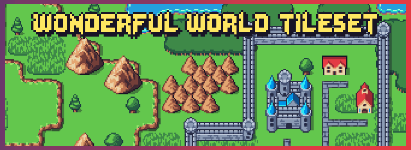 Wonderful World: RPG World Map Tileset