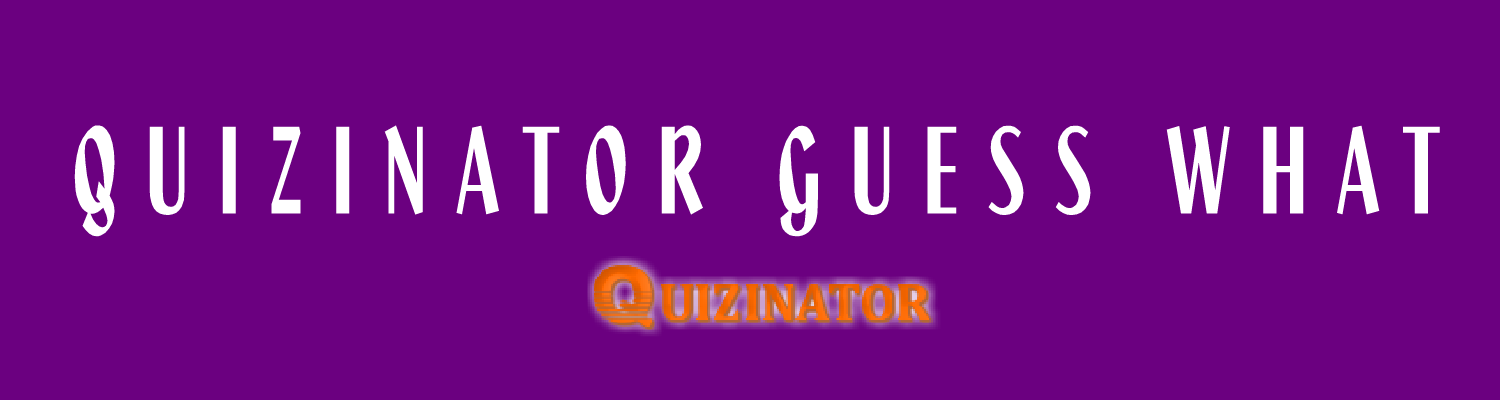 "QUIZINATOR GUESS WHAT" 4 PICS  1 WORD