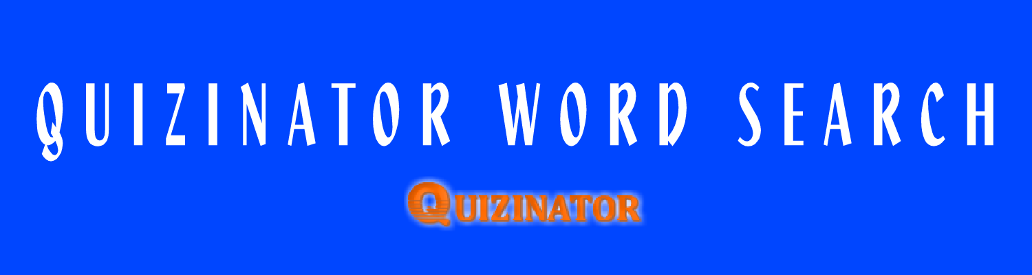QUIZINATOR WORD SEARCH 🕵️‍♂️