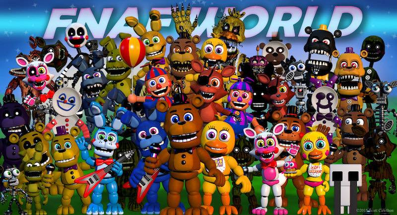 FNaF World by Gnomio