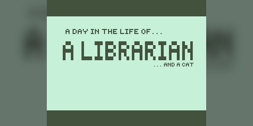 Cover image for A day in a librarian's life
