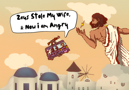 Cover image for Zeus Stole My Wife, & Now I Am Angry