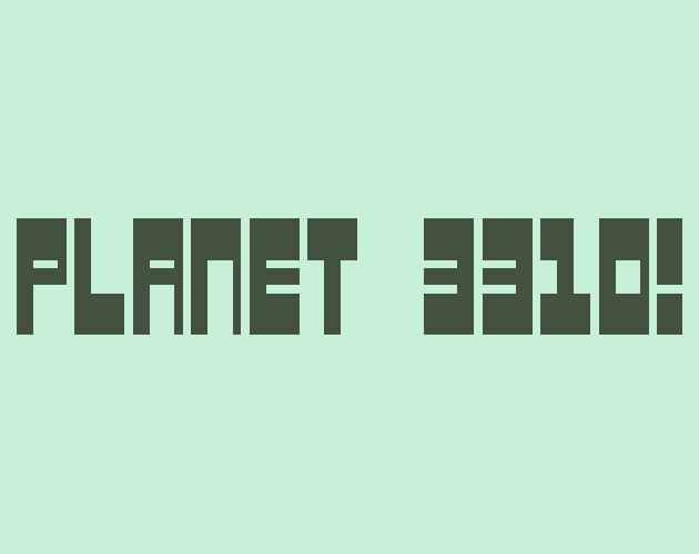 Cover image for PLANET 3310!