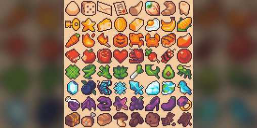 Pixel Loot - Gemstones - Endymion Games, Pixel Loot