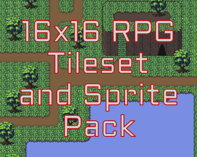 16x16 Rpg Tileset And Sprite Pack By Allus Interactive