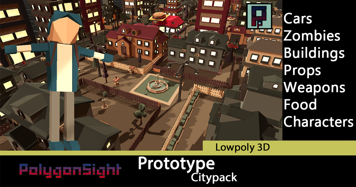 Survival city lowpoly pack